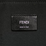 Fendi Black Brown Nylon Pvc Leather Backpack (Pre-Owned)