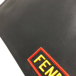 Fendi Black Leather Clutch Bag (Pre-Owned)