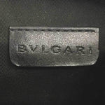 Bvlgari Black White Nylon Canvas Pouch (Pre-Owned)