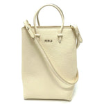 Furla Beige Leather Shoulder Bag (Pre-Owned)