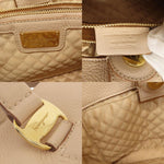 Salvatore Ferragamo Beige Leather Handbag (Pre-Owned)