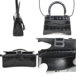 Balenciaga Black Leather Shoulder Bag (Pre-Owned)