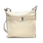 Fendi Beige Leather Shoulder Bag (Pre-Owned)