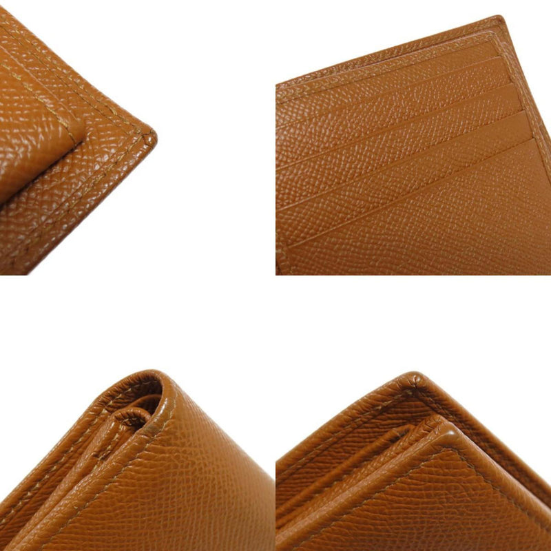 Bvlgari Brown Leather Wallet (Bi-Fold) (Pre-Owned)