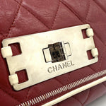 Chanel Bordeaux Leather Shoulder Bag (Pre-Owned)