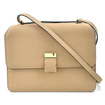 Valextra Beige Leather Shoulder Bag (Pre-Owned)