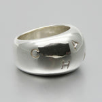 Chanel Silver Silver 925 Band Ring (Pre-Owned)