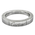 Cartier Lanieres Silver White Gold (18K) Band Ring (Pre-Owned)