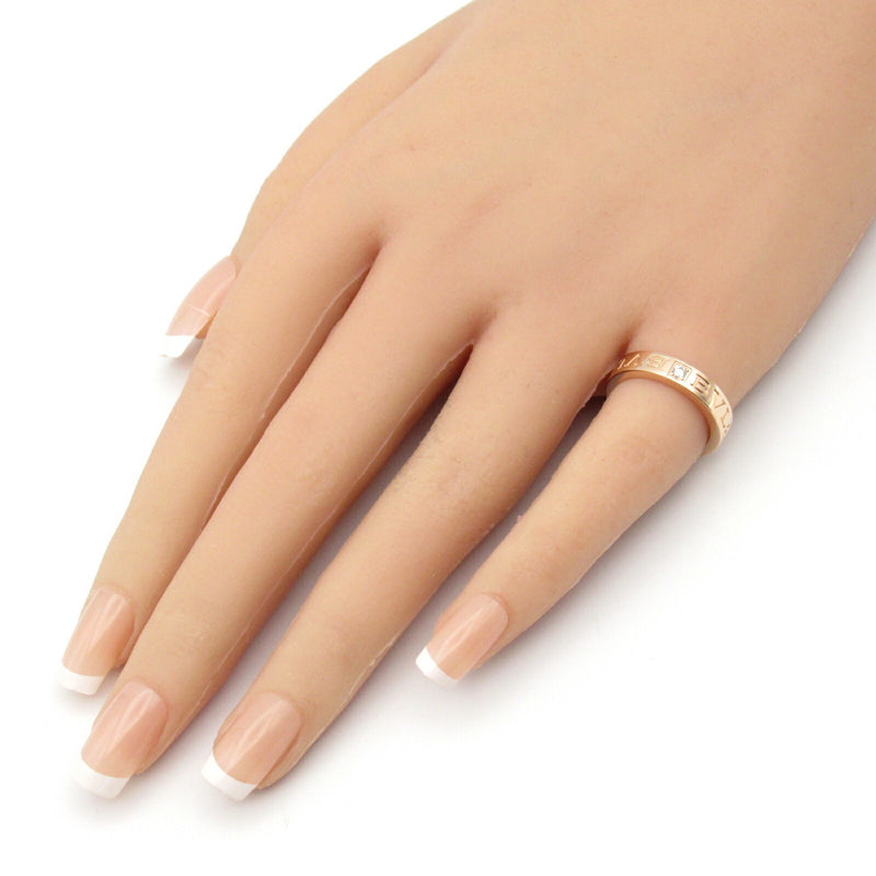 Bvlgari Clear Pink Gold (18K) Band Ring (Pre-Owned)