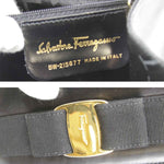 Salvatore Ferragamo Black Leather Shoulder Bag (Pre-Owned)