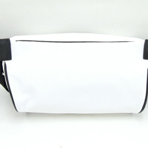 Longchamp Black White Polyamide Leather Fanny Pack (Pre-Owned)