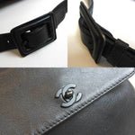 Chanel Black Leather Fanny Pack (Pre-Owned)