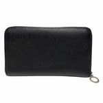 Bvlgari Black Leather Long Wallet (Bi-Fold) (Pre-Owned)