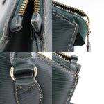 Goldpfeil Green Leather Handbag (Pre-Owned)