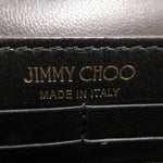 Jimmy Choo Black Leather Chain/Shoulder Wallet (Pre-Owned)