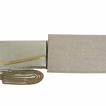 Jimmy Choo Champagne Gold Leather Clutch Bag Shoulder Bag (Pre-Owned)