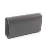 Gucci Black Leather Long Wallet (Bi-Fold)