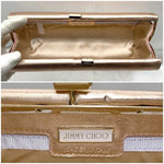 Jimmy Choo Pink Leather Clutch Bag (Pre-Owned)