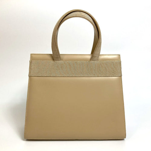 Salvatore Ferragamo Beige Leather Handbag (Pre-Owned)