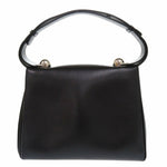 Salvatore Ferragamo Black Leather Handbag (Pre-Owned)