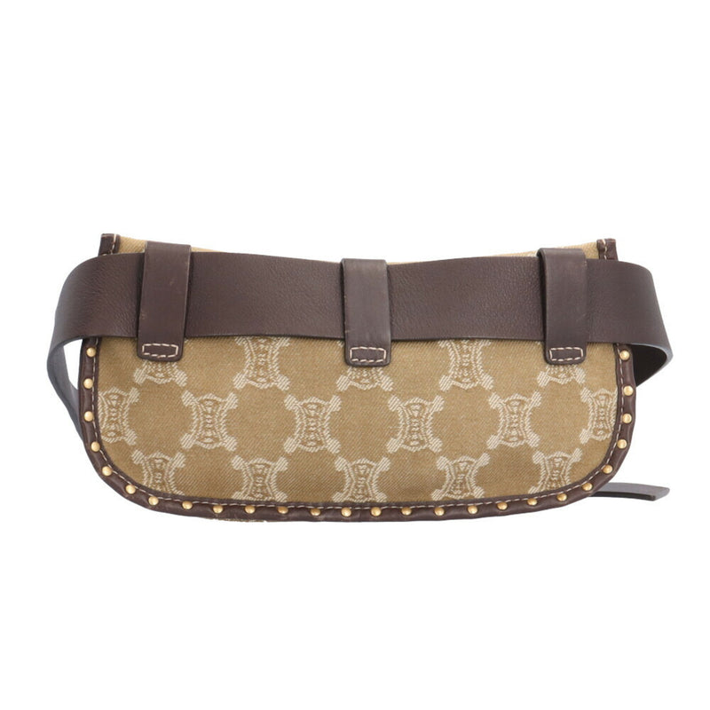 Celine Beige Brown Denim Fanny Pack (Pre-Owned)