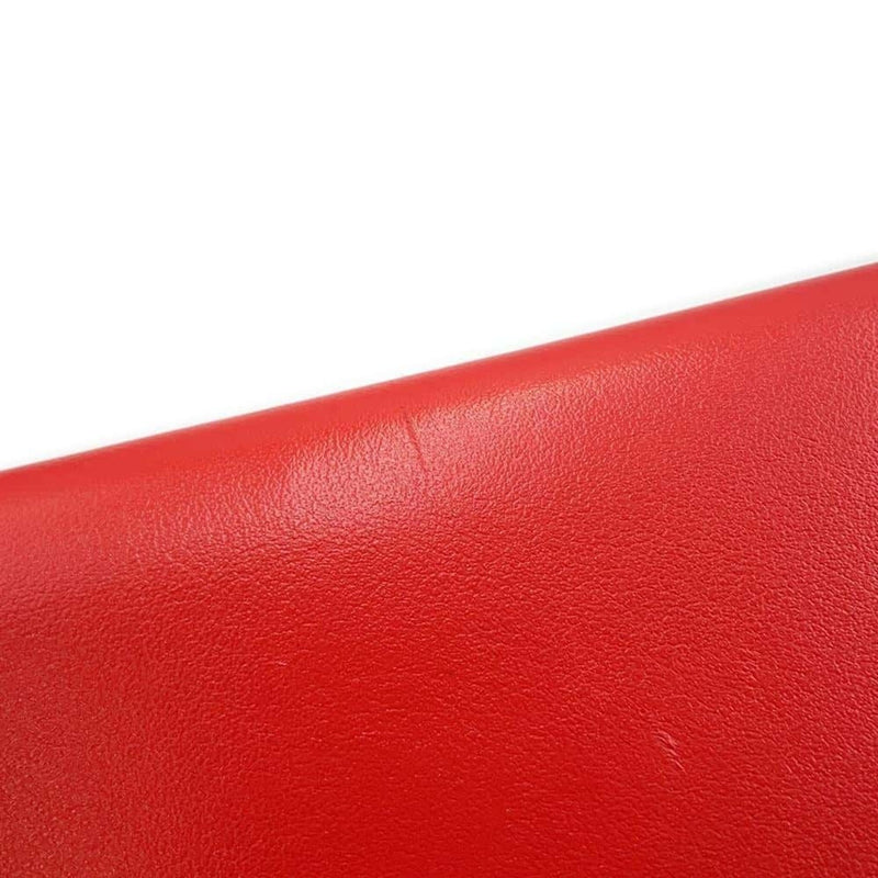 Versace Black Brown Red Color Pvc Leather Clutch Bag (Pre-Owned)