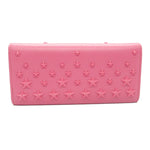 Jimmy Choo Pink Leather Long Wallet (Bi-Fold) (Pre-Owned)