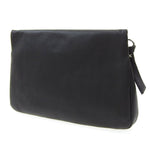 Jimmy Choo Black Leather Clutch Bag (Pre-Owned)