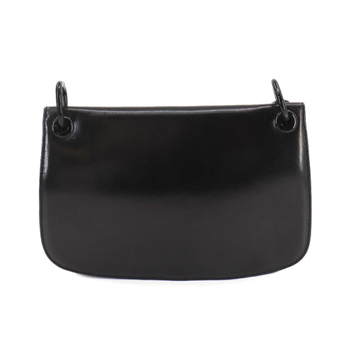 Prada Black Leather Shoulder Bag (Pre-Owned)