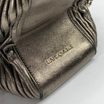 Bvlgari Gold Leather Handbag (Pre-Owned)