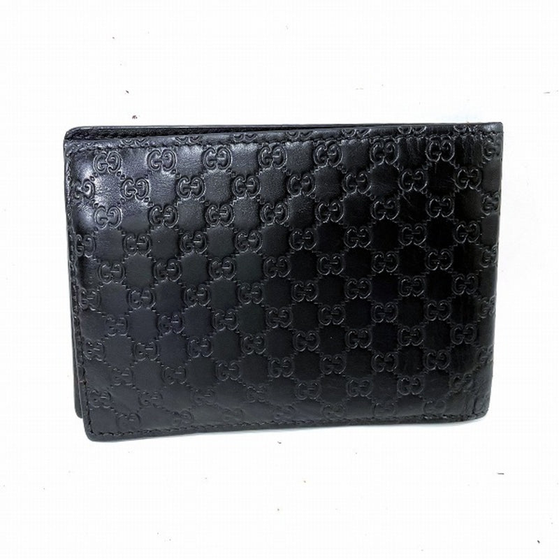 Gucci Black Leather Coin Purse/Coin Case (Pre-Owned)