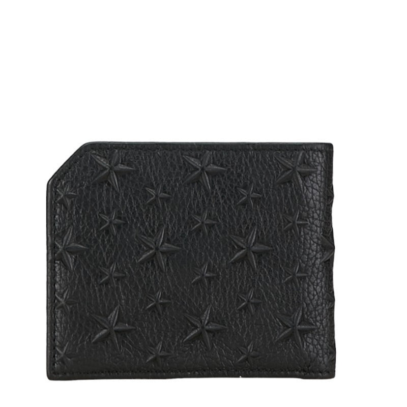 Jimmy Choo Black Leather Wallet (Bi-Fold) (Pre-Owned)