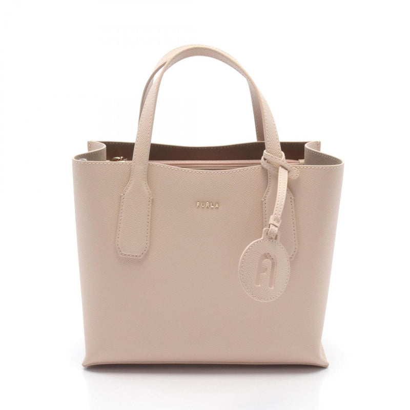 Furla Beige Leather Handbag (Pre-Owned)