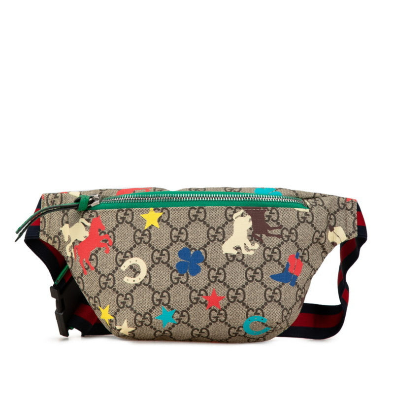 Gucci Beige Pvc Fanny Pack (Pre-Owned)