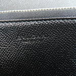 Bvlgari Black Leather Long Wallet (Bi-Fold) (Pre-Owned)