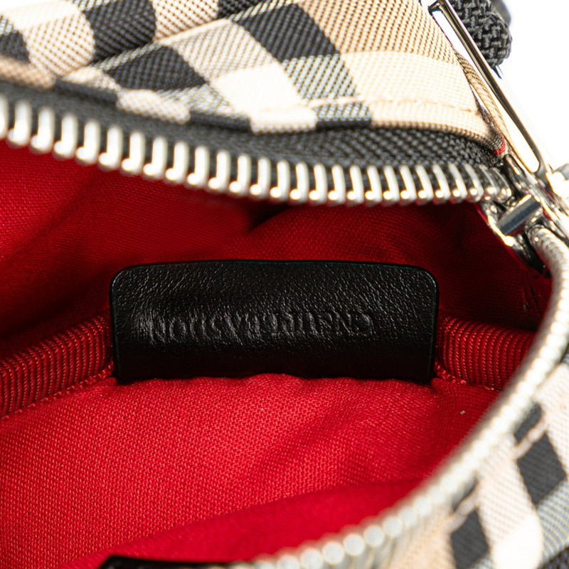 Burberry Beige Black Canvas Fanny Pack (Pre-Owned)