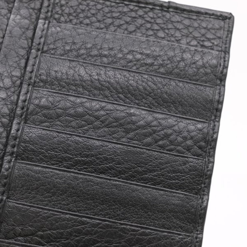 Bvlgari Black Leather Wallet (Bi-Fold) (Pre-Owned)