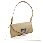 Salvatore Ferragamo Beige Leather Shoulder Bag (Pre-Owned)