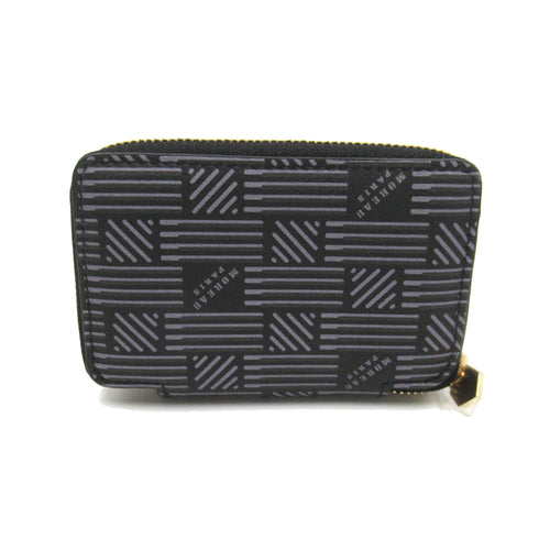 Morabito Black Leather Coin Purse/Coin Case