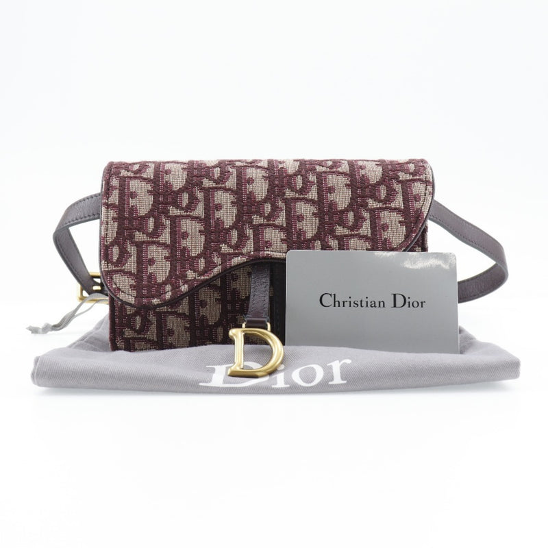 Christian Dior Bordeaux Canvas Fanny Pack (Pre-Owned)