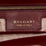 Bvlgari Wine Leather Handbag (Pre-Owned)