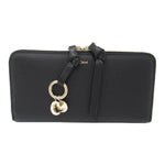 Chloé Black Leather Wallet (Bi-Fold)