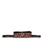 Christian Dior Bordeaux Canvas Leather Fanny Pack (Pre-Owned)