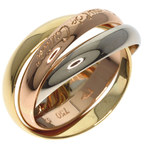 Cartier Pink Gold White Gold Yellow Gold Pink Gold (18K) White Gold (18K) Yellow Gold (18K) Band Ring (Pre-Owned)