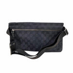 Gucci Black Canvas Leather Fanny Pack (Pre-Owned)