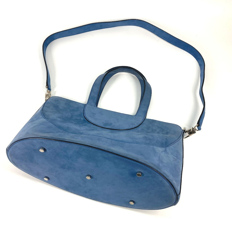 Bvlgari Blue Leather Handbag (Pre-Owned)