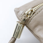 Jimmy Choo Beige Leather Pouch (Pre-Owned)