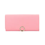 Bvlgari Bvlgari Bvlgari Pink Leather Long Wallet (Bi-Fold) (Pre-Owned)