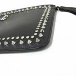 Jimmy Choo Black Leather Clutch Bag (Pre-Owned)