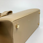 Salvatore Ferragamo Beige Leather Handbag (Pre-Owned)